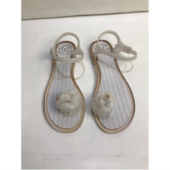 Authentic Chanel Camellia Sandals - Picture 7 of 8